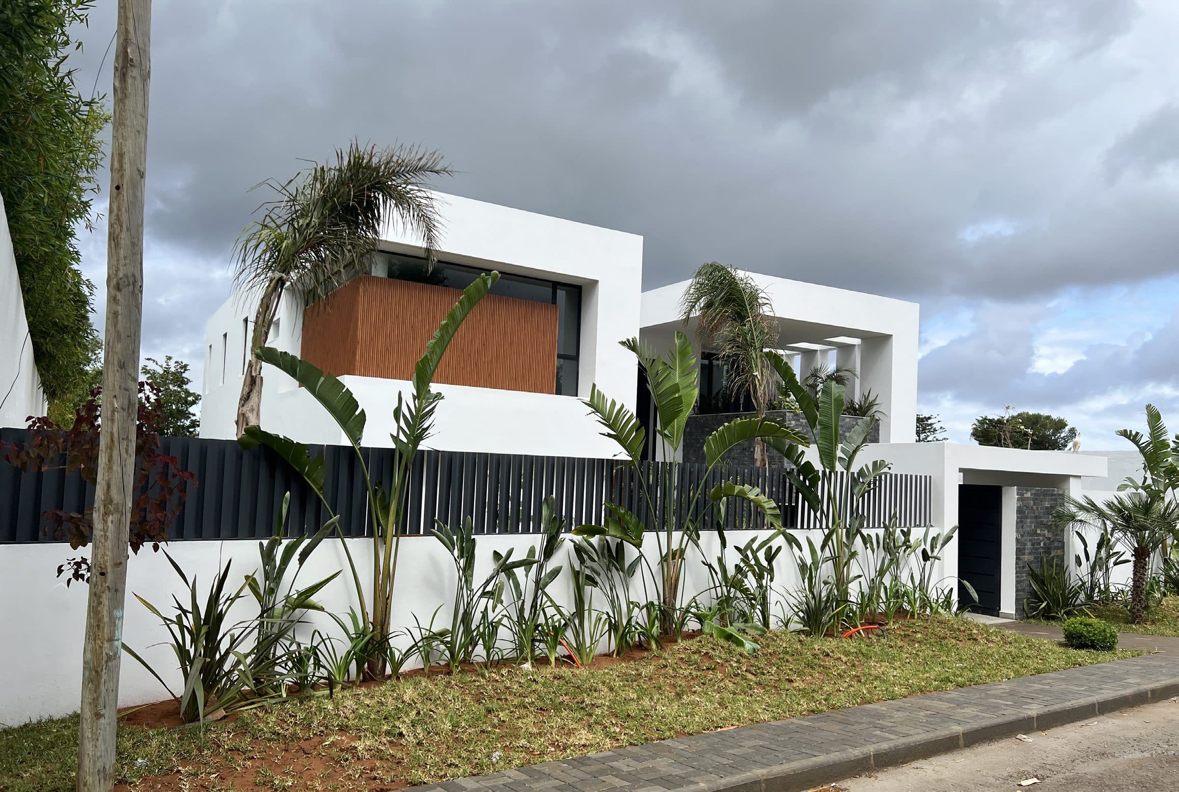 La villa depuis la rue